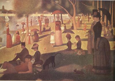 Georges Seurat Sunday Afternoon on the island of the Grande Jatte (nn03) oil painting image
